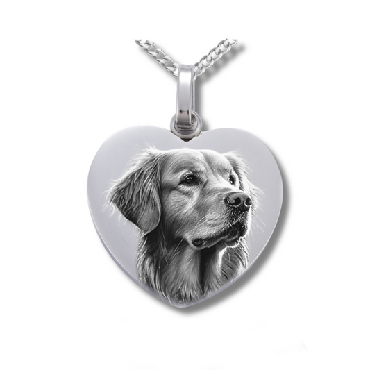 Collier "Mon fidèle compagnon" avec gravure photo