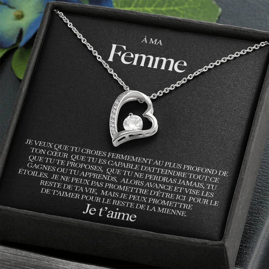 À ma Femme - Collier Cœur