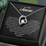 À mon Amour - Collier Cœur