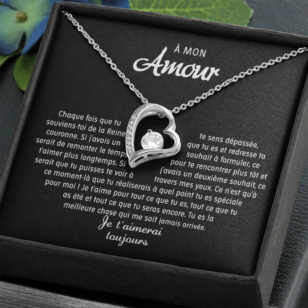 À mon Amour - Collier Cœur