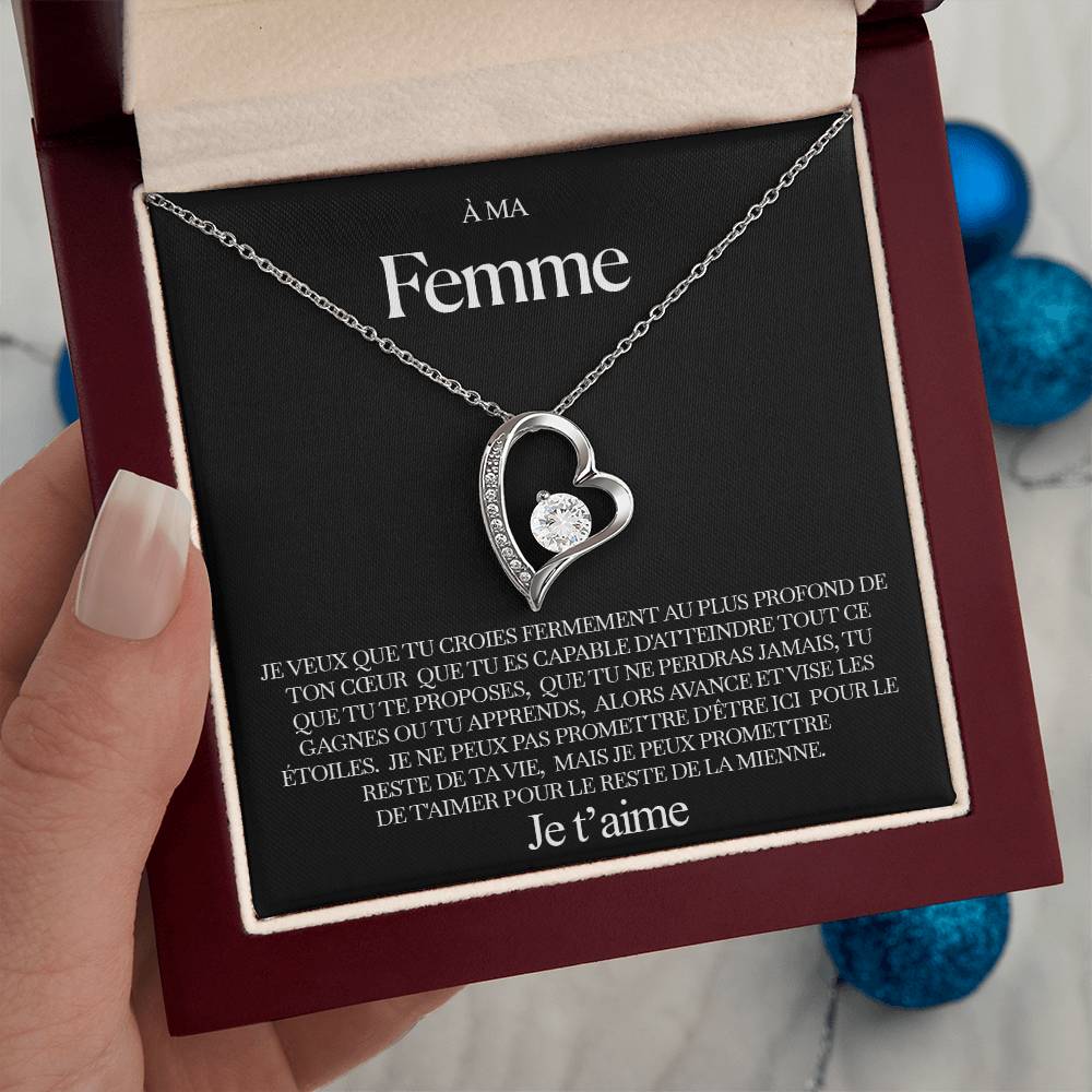 À ma Femme - Collier Cœur