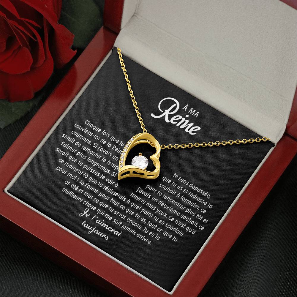 À ma Reine - Collier Cœur